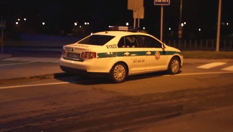 Policijos patrulių automobilis 