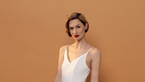Agnės Deveikytės naujos vestuvinių suknelių kolekcijos modelis