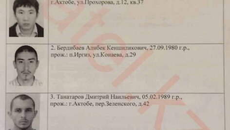 Aktobės mieste siautėjusi gauja