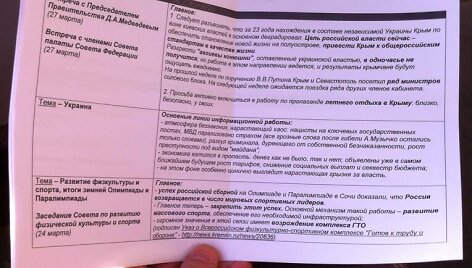 Direktyvos Rusijos žurnalistams