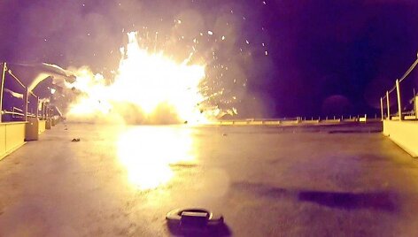 Space X raketos Falcon 9 sprogimas