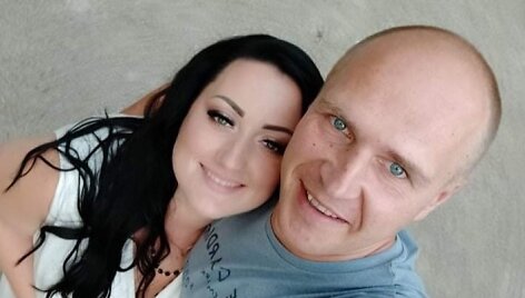 Oksana Vasion su vyru Nerijumi