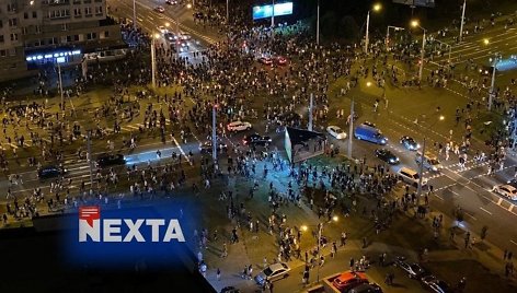 „NEXTA“ padeda pasauliui matyti protestus Baltarusijoje