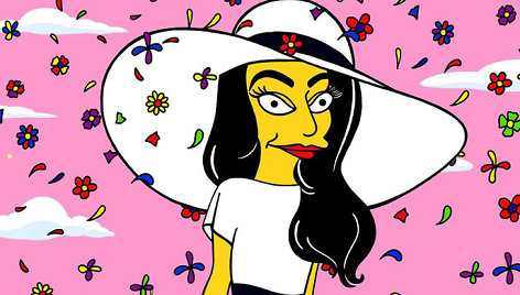 Amal Alamuddin perkelta į „Simpsonų“ pasaulį