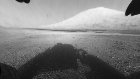Marsaeigio &bdquo;Curiosity&ldquo; tikslas &ndash; Geilo krateryje esantis &Scaron;arpo kalnas. 