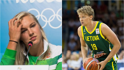 Rūta Meilutytė ir Mindaugas Kuzminskas