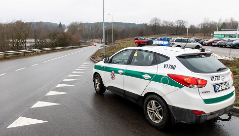 Dėl vandentiekio avarijos uždaryta Lentvario g. atkarpa