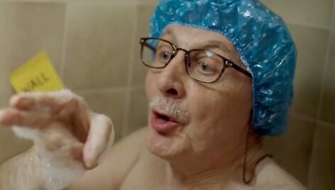 Kadras i&scaron; kalėdinės reklamos