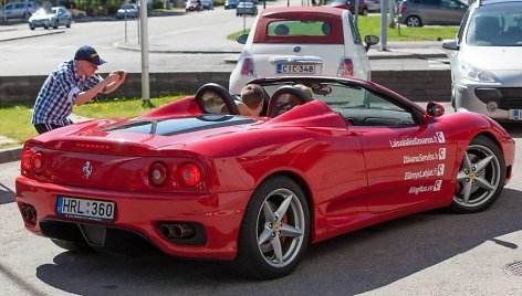 „Ferrari 360 Spider“ prieš kelionę per Europą