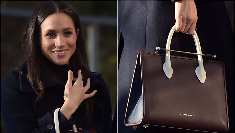 Meghan Markle ir jos &bdquo;Strathberry&ldquo; rankinė