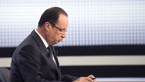 Prancūzijos prezidentas Francois Hollande'as