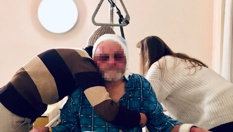 Nukentėjęs senolis ligoninėje