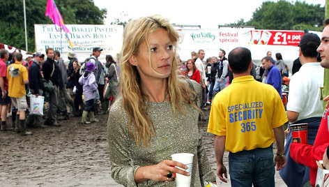 Kate Moss Glastonberio festivalyje