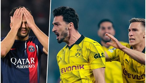 PSG apmaudas ir „Borussia“ triumfas