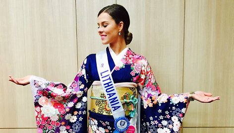 Patricija Belousova grožio konkurse &bdquo;Miss International 2017&ldquo; Japonijoje