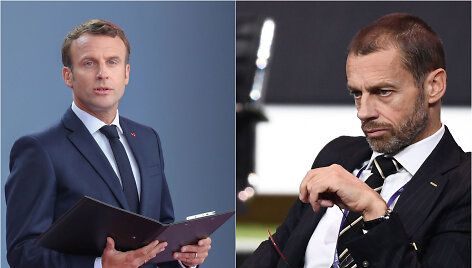 E.Macronas ir A.Čeferinas
