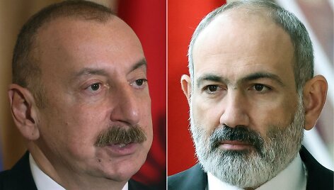 I. Aliyevas ir N. Pa&scaron;inianas / GENT SHKULLAKU KENZO TRIBOUILLARD / AFP