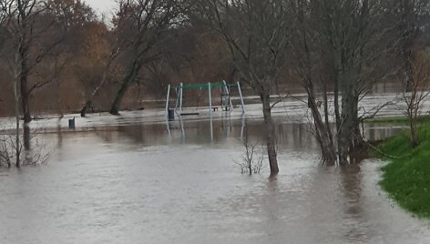 Potvynis Priekulėje