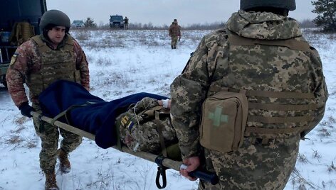 Sužeistas Ukrainos karys