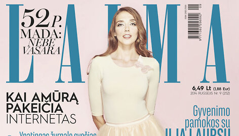 Žurnalo &bdquo;Laima&ldquo; rugsėjo numeris/ modelis Smiltė Bagdžiūnė