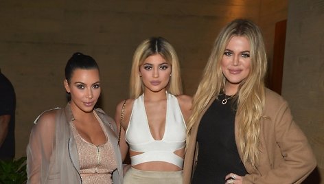 Kim Kardashian, Kylie Jenner ir Khloe Kardashian