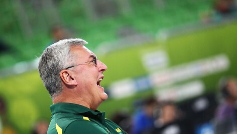 Lietuvos krep&scaron;inio rinktinės treneris Jonas Kazlauskas
