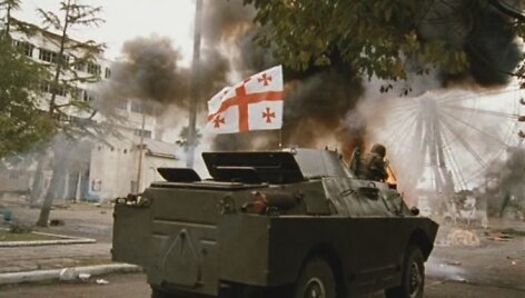 Kadras i&scaron; filmo &bdquo;Olympus Inferno&ldquo; 