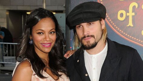 Zoe Saldana ir Marco Perego