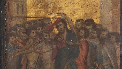 Giovanni Cimabue „Pasityčiojimas iš Kristaus“