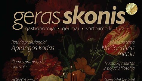 Žurnalo &bdquo;Geras skonis&ldquo; &scaron;ventinio numerio vir&scaron;elis