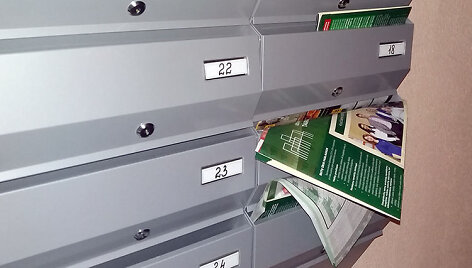 Daugiabučių pa&scaron;to dėžutėse &ndash; reklaminiai valdi&scaron;kų įmonių leidiniai
