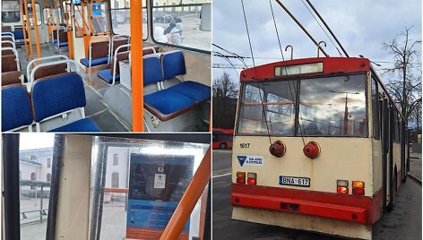 Nemokamai keleivius vežęs Vilniaus troleibusas