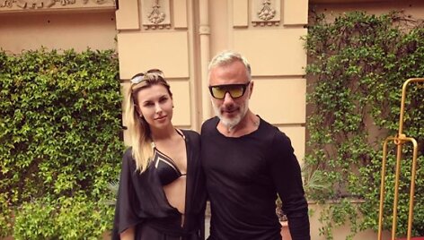 Deimantė Andriu&scaron;kaitė ir Gianluca Vacchi 