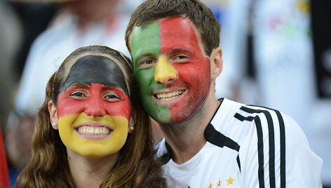 Futbolo gerbėjų pora