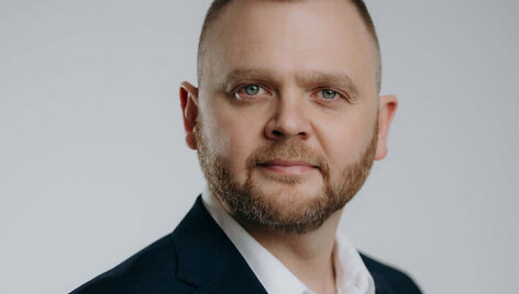 Kandidatas į Klaipėdos miesto merus Arturas Tru&scaron;as / Liberalų sąjūdžio nuotr.