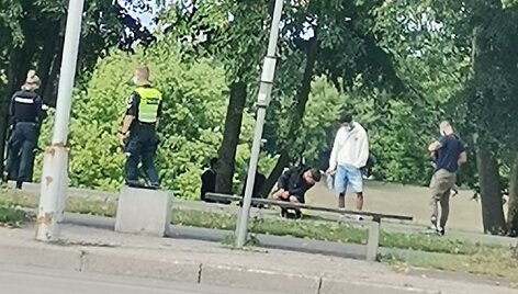 Sulaikyti migrantai