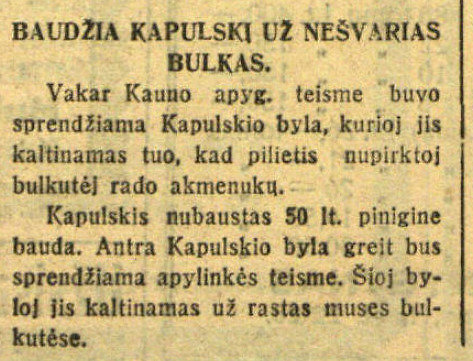 epaveldas.lt nuotr. /Straipsnis 1934 m. birželio 9 d. „Lietuvos žiniose“