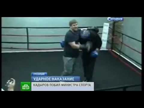 VIDEO kadras: R.Kadyrovas bokso ringe