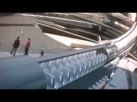 Kaip galėtų atrodyti „Hyperloop“