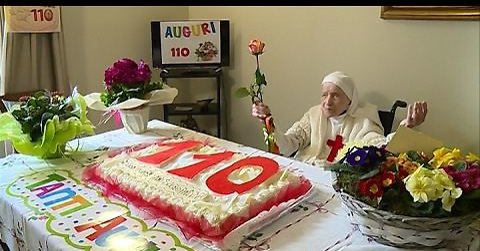La suora più anziana d'Italia ha festeggiato il suo 110esimo compleanno