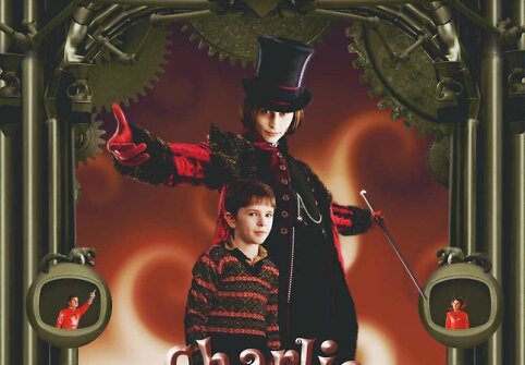 Johnny Deppas ir Freddie Highmore'as filme &bdquo;Čarlis ir &scaron;okolado fabrikas&ldquo;