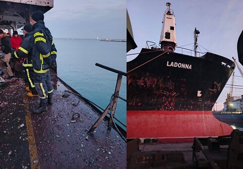 Rusija smogė dviem laivams Juodojoje jūroje