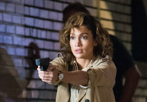 Jennifer Lopez serialo „Shades of Blue“ filmavimo aikštelėje