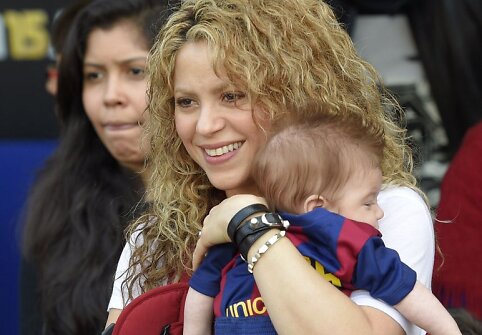 Shakira su sūnumi Sasha