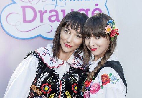 Projekto „Mano geriausia draugė“ dalyvės Anastasija Ivanova su mama Dorota Skinder