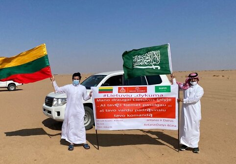 Saudo Arabijos gyventojai palaiko lietuvius