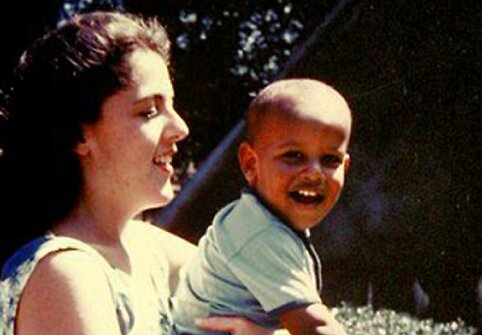 Barackas Obama su mama