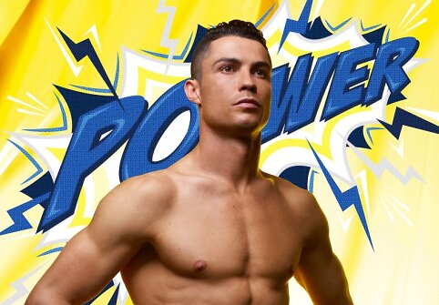 Cristiano Ronaldo apatinio trikotažo fotosesijoje