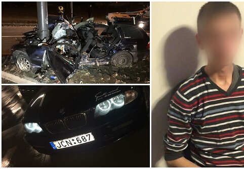 Pareigūnams nestojusio ir tragi&scaron;ką avariją sukėlusio BMW vairuotojo &bdquo;Facebook&ldquo; profilio nuotraukos