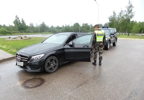 Sulaikytas vogtas &bdquo;Mercedes Benz&ldquo; automobilis